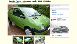 Le Bon Coin : la Twingo vert pomme que toute la toile se l’arrache !