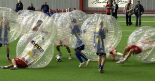 Le Bubble football, l'autre manière de jouer au ballon rond