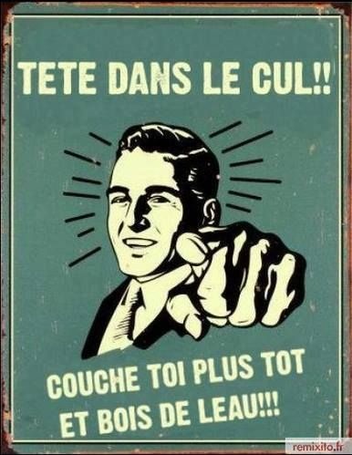 Tête dans le cul ?