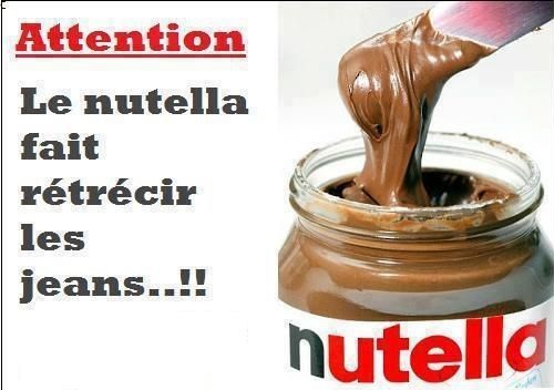 Attention, le Nutella fait rétrécir les jeans !